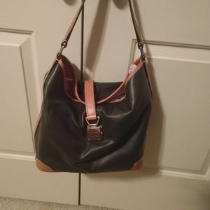 Dooney & Bourke Logo Lock Hobo Bag